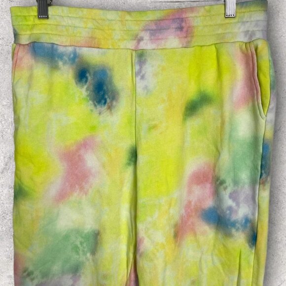 NEW Alice + Olivia French Terry Joggers Beach Tie‎ Dye High Rise Size XL Pants - Picture 5 of 13